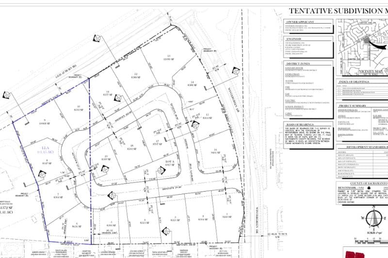 Proposed 19-home subdivision in Citrus Heights under review