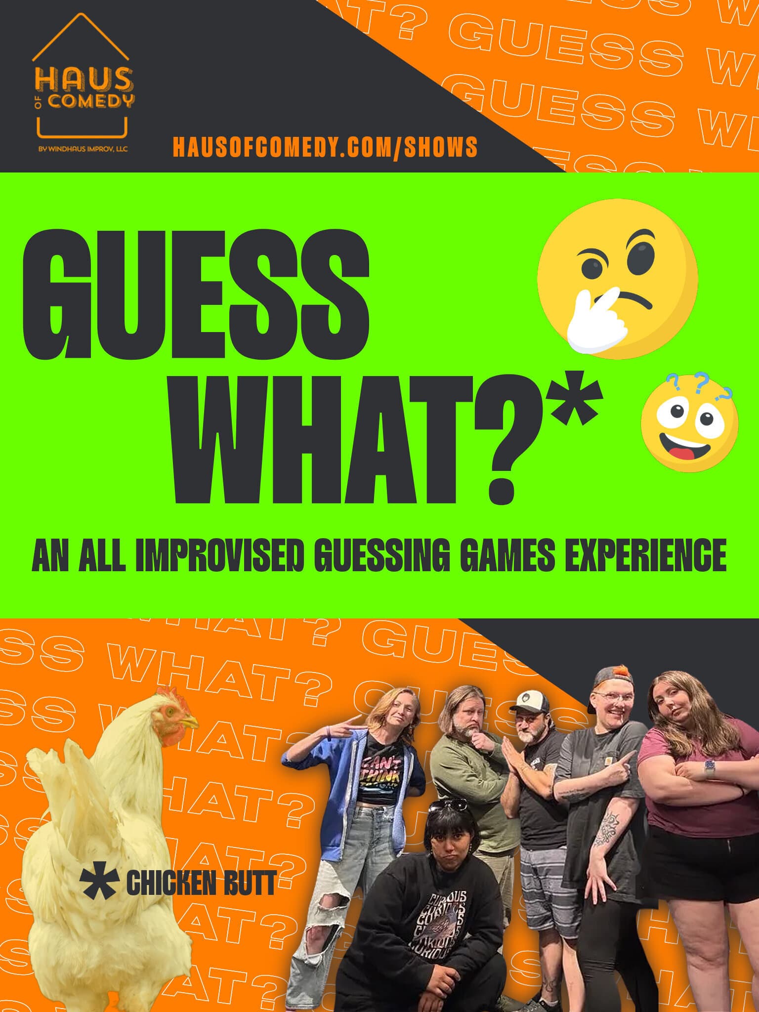 Guess What? An improvised guessing game show experience
