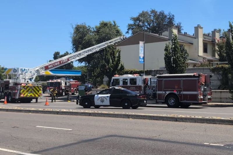Apartment complex fire in Citrus Heights draws heavy emergency crew response