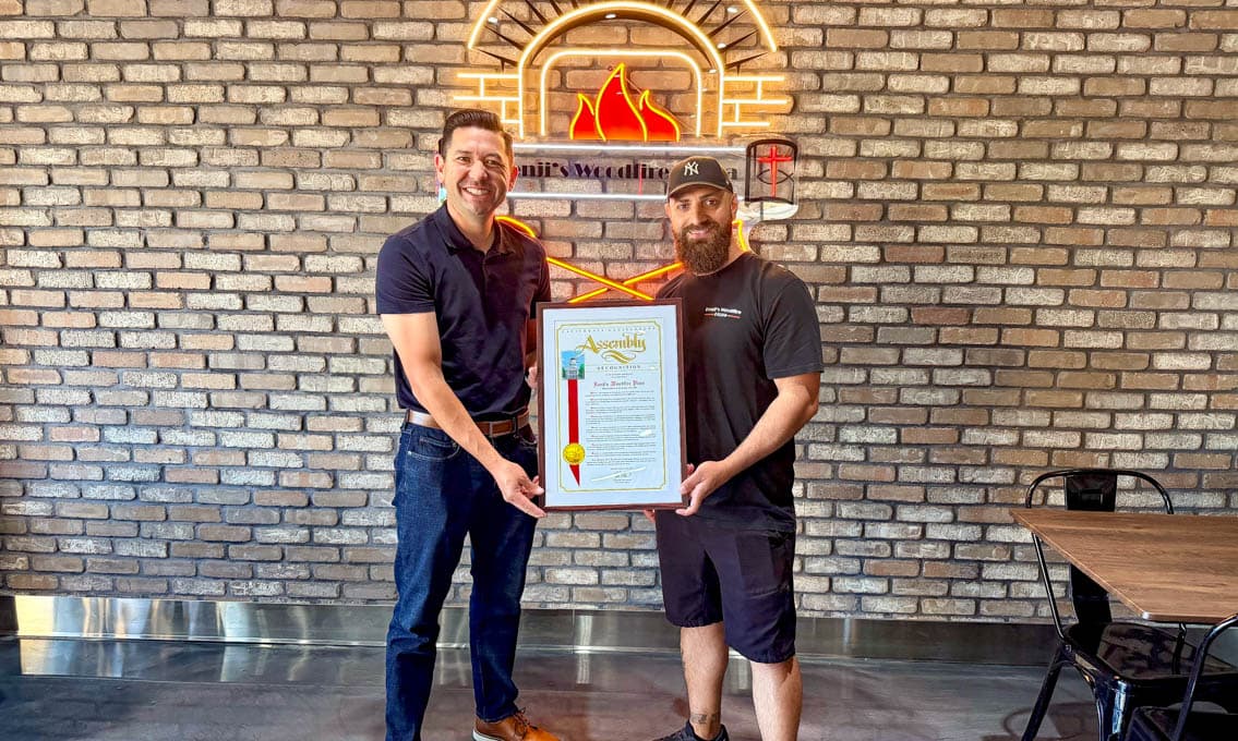 Benji’s Woodfire Pizza Named District 7 Small Business of the Month