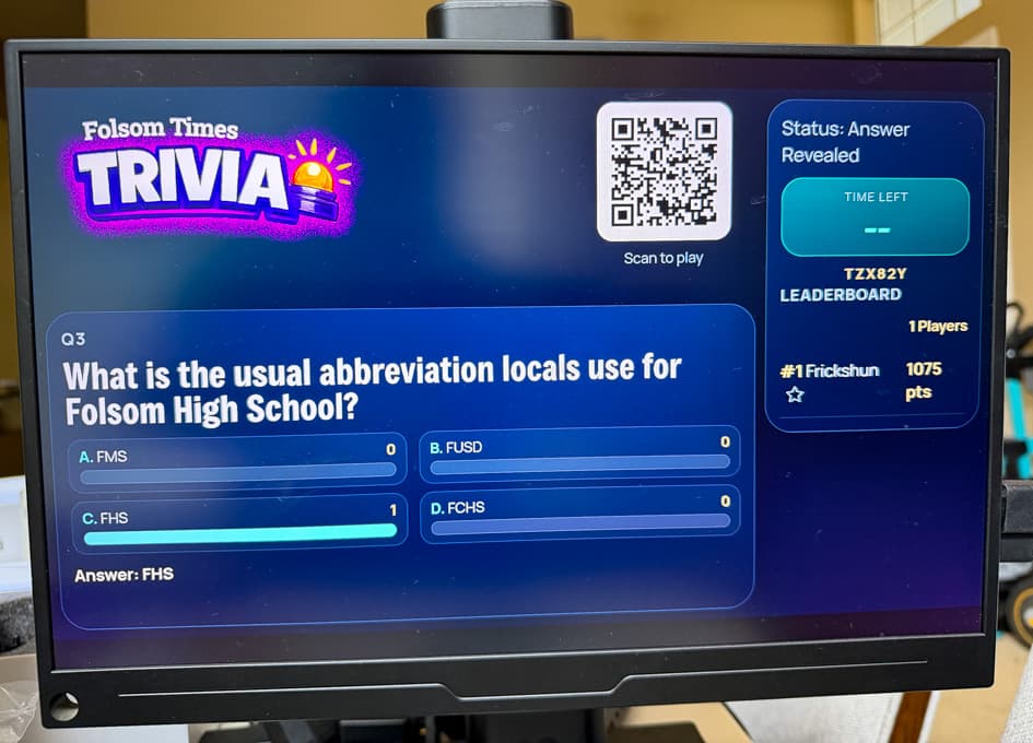 Trivia Goes 2.0: Folsom Times brings tech to a beloved game night tradition