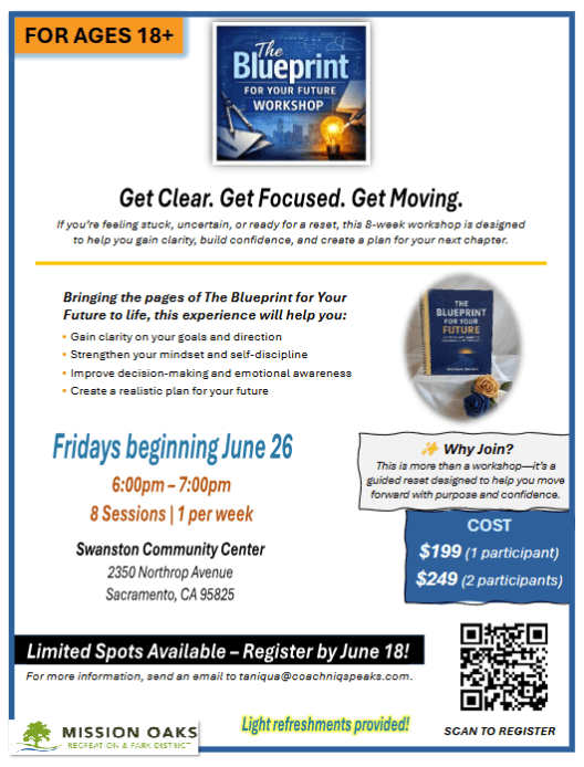The Blueprint for Your Future Workshop
