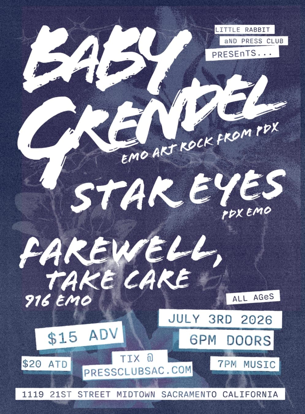 Baby Grendel with Star Eyes and Farewell, Take Care