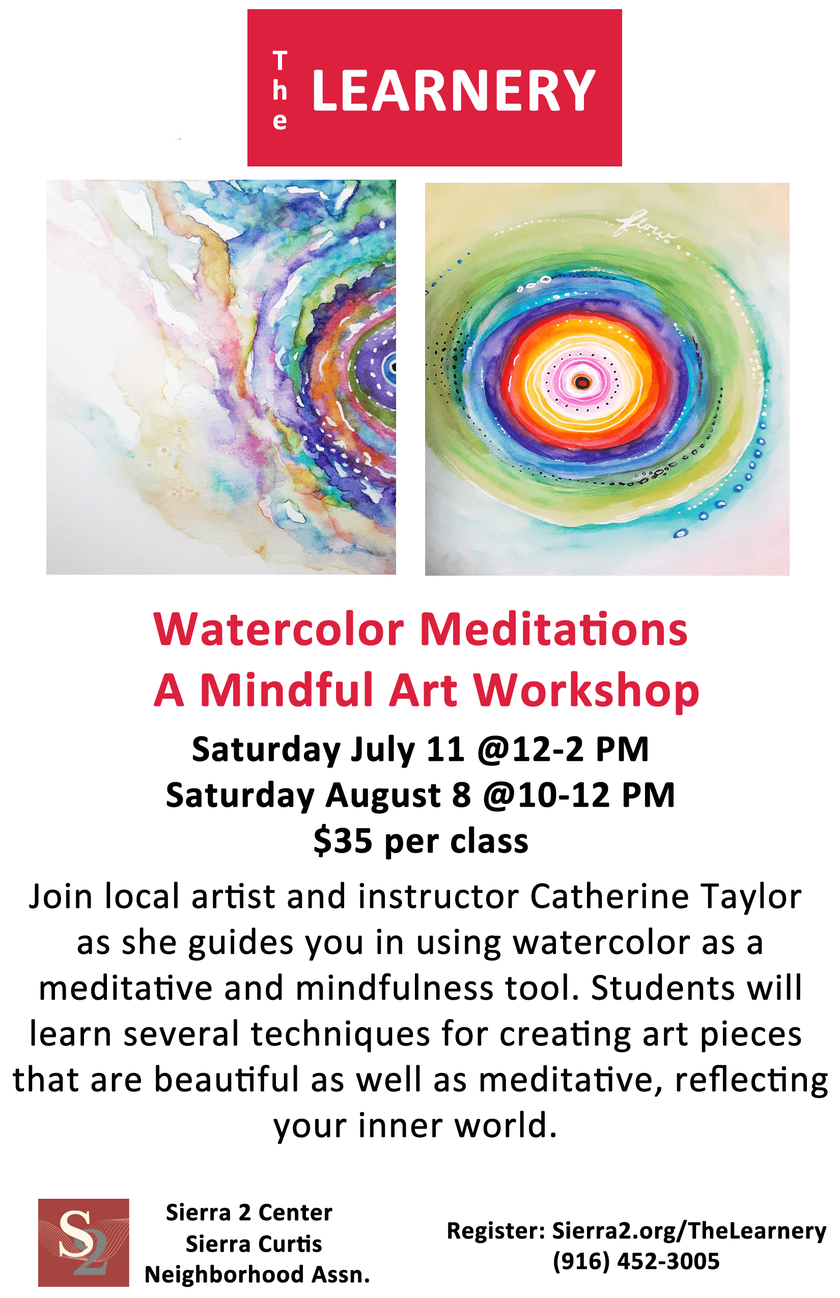 Watercolor Meditations - A Mindful Art Workshop